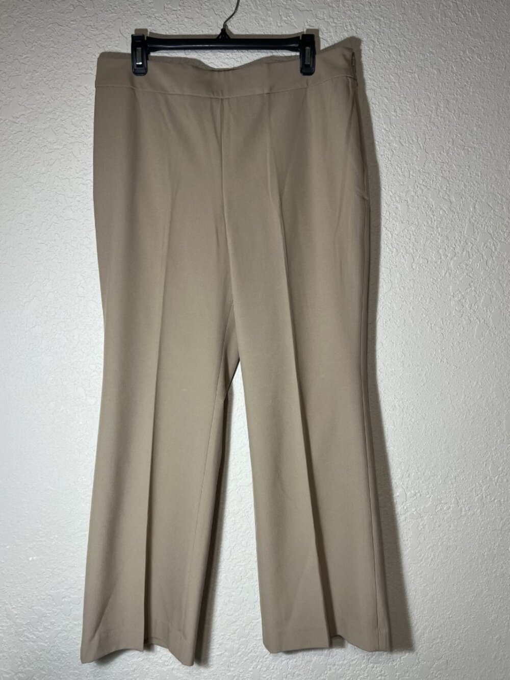 Womens Talbots Size Beige Tan Side Zipper Dress Trousers 14P (#2126)